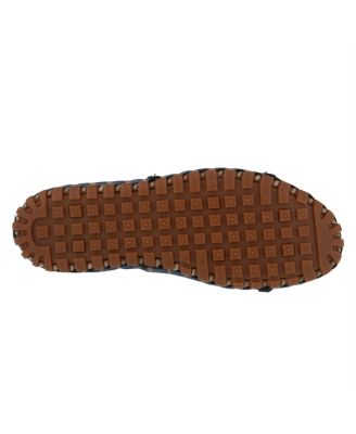 Fusaro Laser-Cut Leather Loafers with Removable Insole