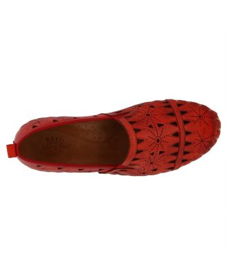 Fusaro Laser-Cut Leather Loafers with Removable Insole