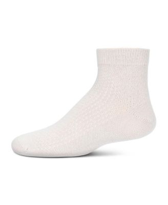 Little Girls Pointelle Dot Anklet Socks