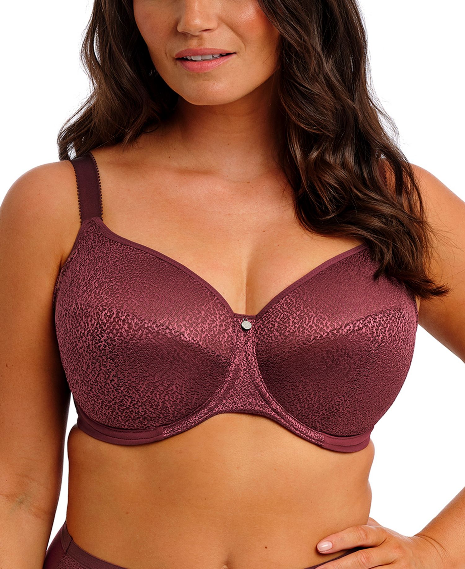 Plus Size Demure Underwire Moulded Non Padded Bra
