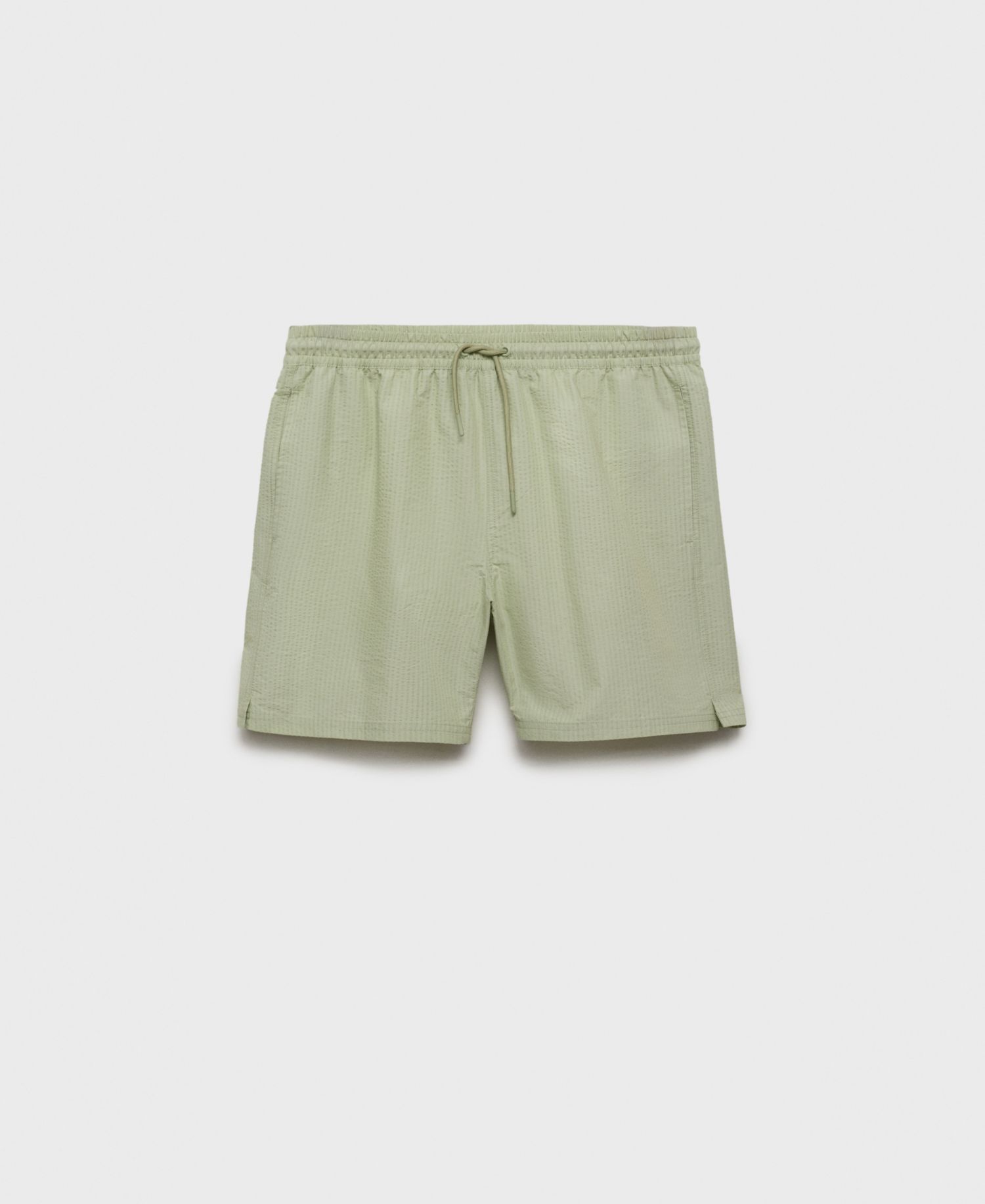 Men's Seersucker Swimming Trunks