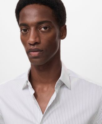 Men's Regular-Fit Striped Cotton Shirt