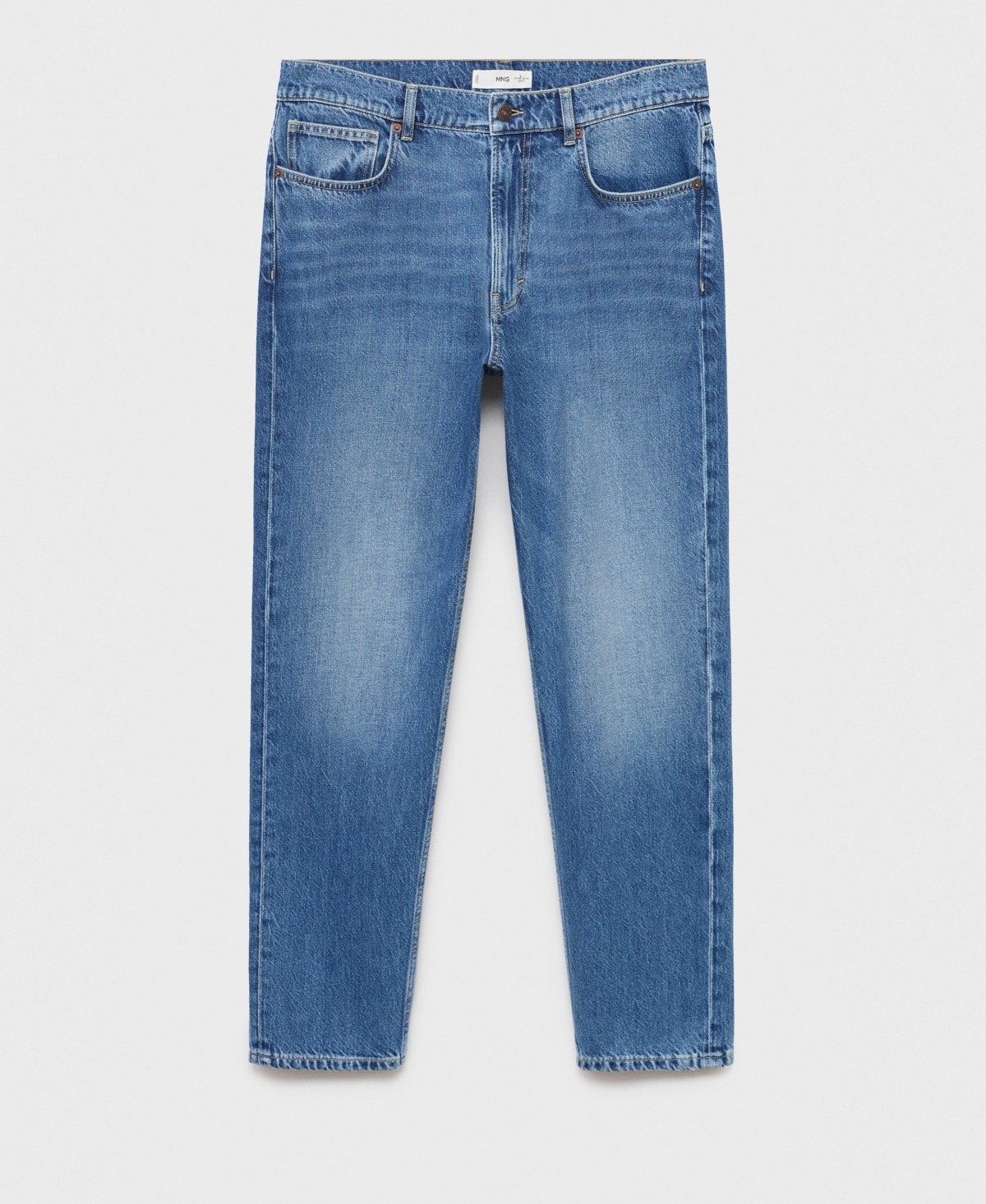 Mango Men's Lori Tapered-fit Jeans In Blue