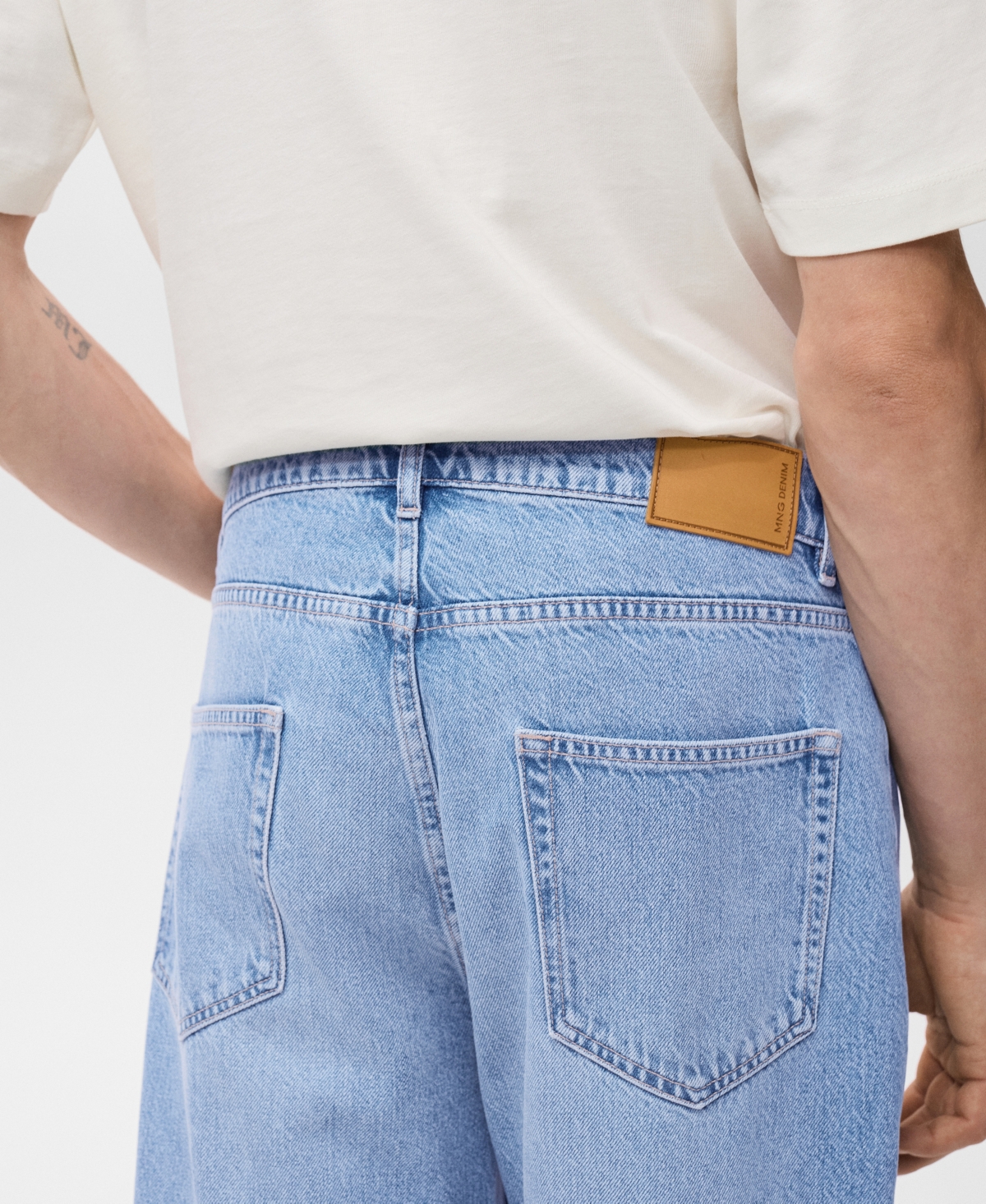 Mango Men's Lori Tapered-fit Jeans In Blue