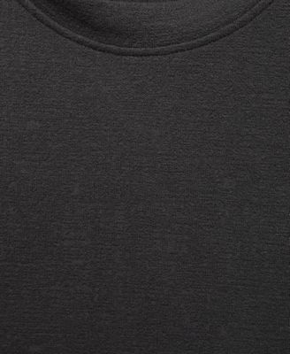 Men's Textured Cotton T-Shirt