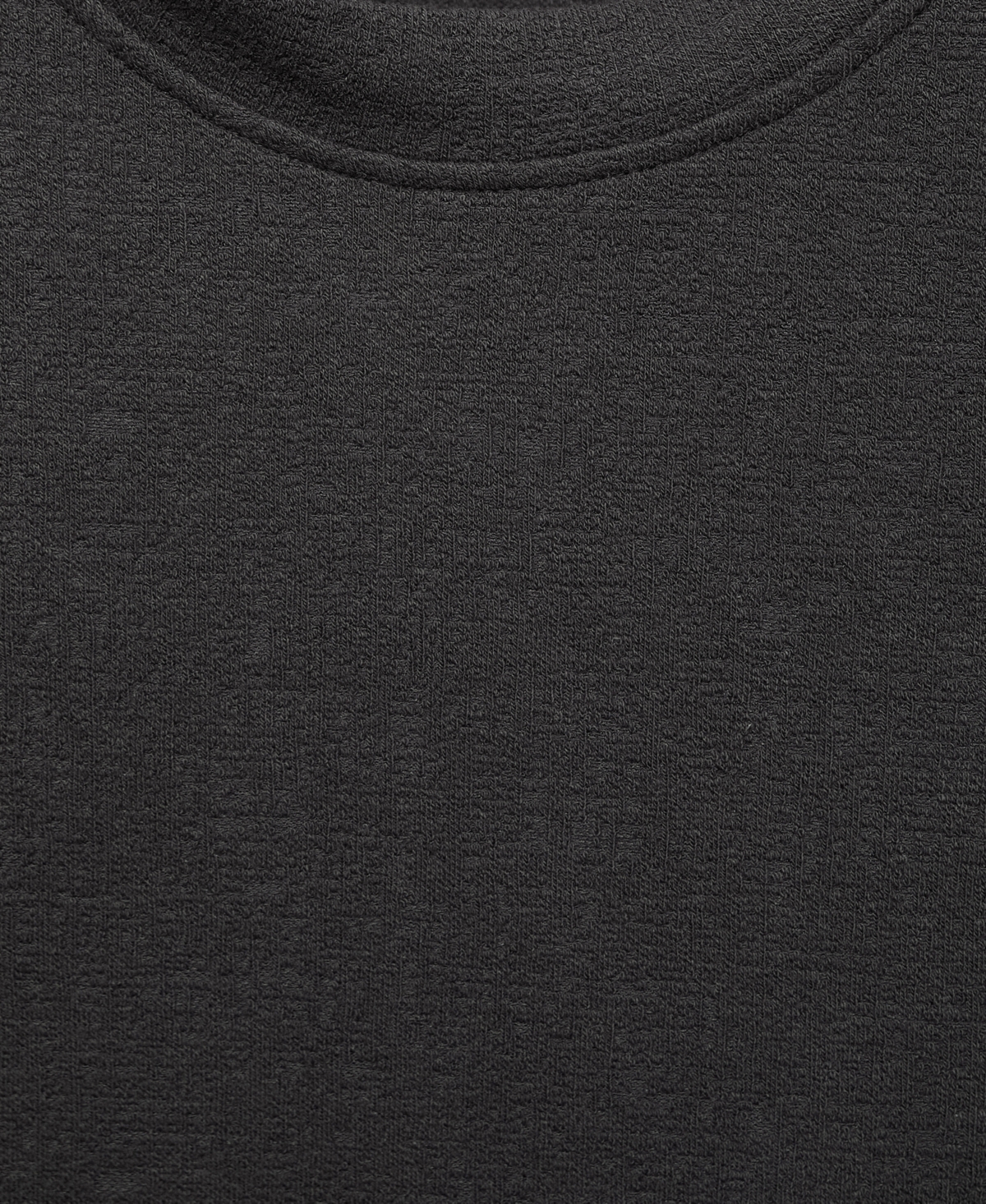 Mango Men's Textured Cotton T-shirt In Gray