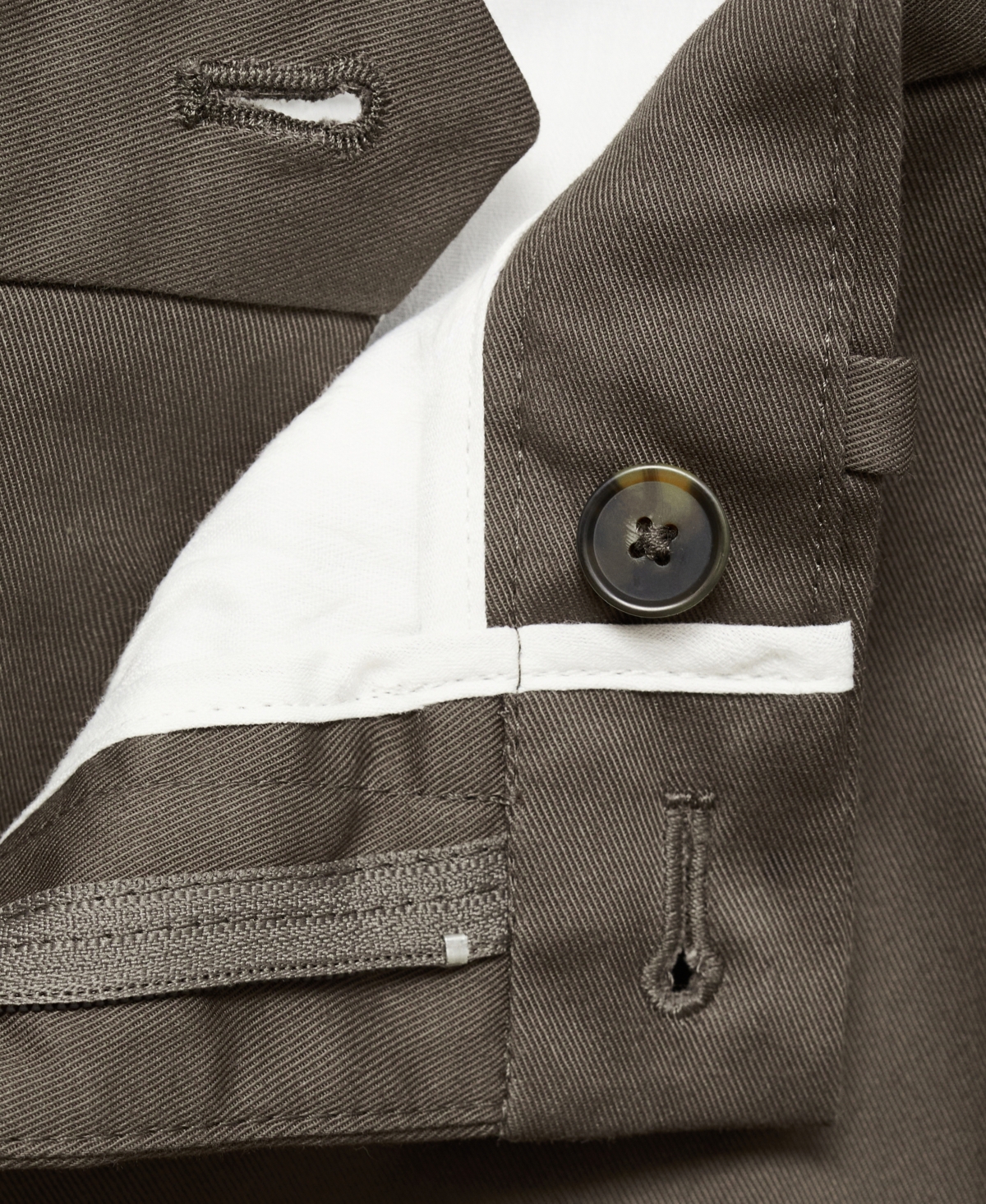 Mango Dublino Slim Fit Flat Front Stretch Stretch Chinos In Brown