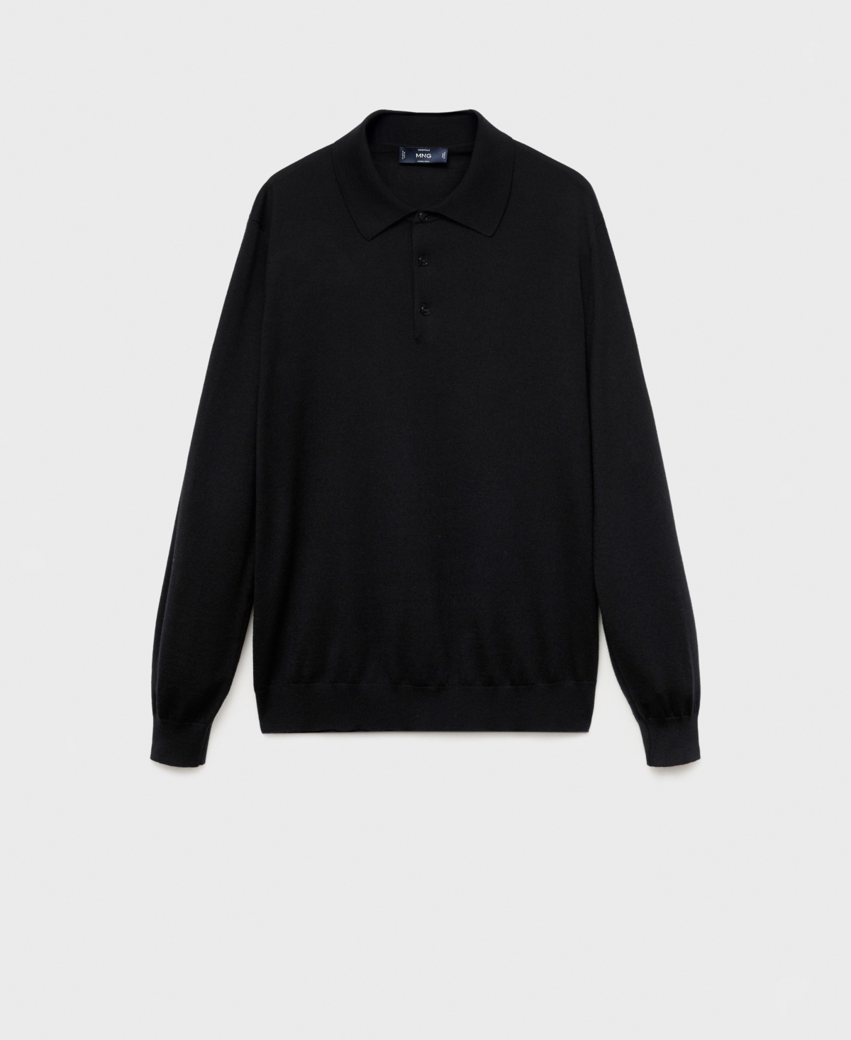 Mango Men's Wool Knitted Polo Sweater In Multi