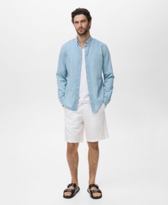 MANGO - Men's Regular Fit Denim Shirt
