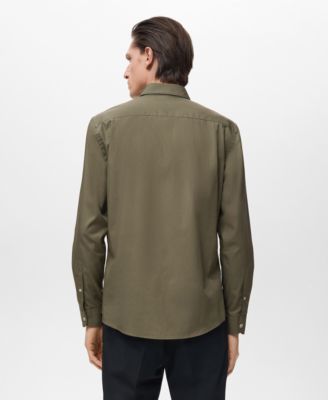 Men's Regular-Fit Cotton Shirt