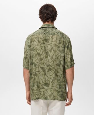 Men's Printed Bowling Shirt