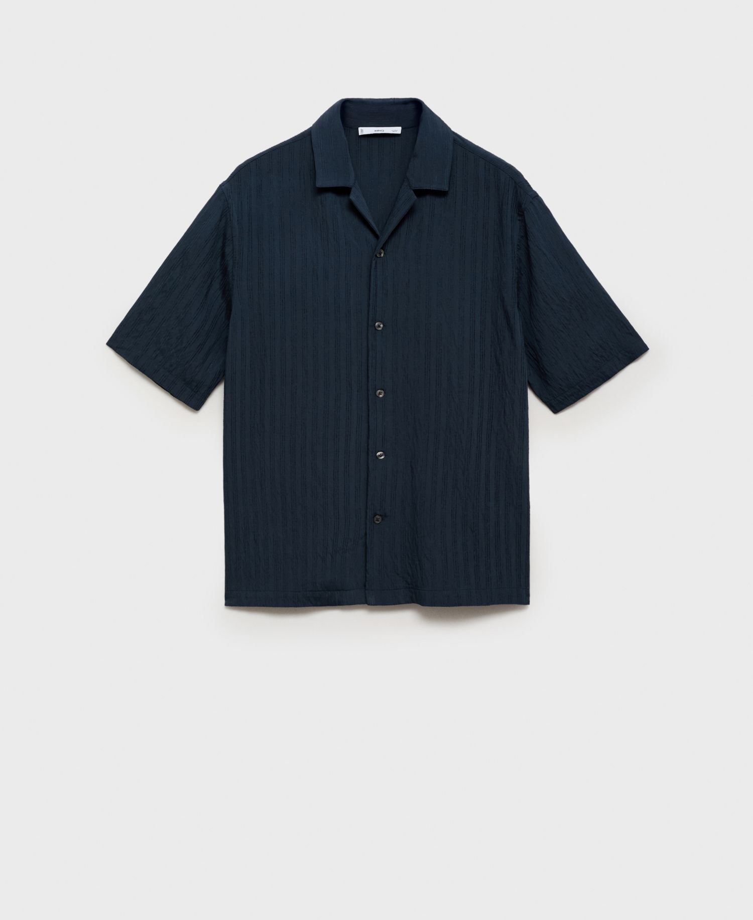 Men's Striped Embroidered Shirt