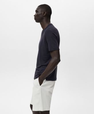 Men's Linen Slim-Fit T-Shirt