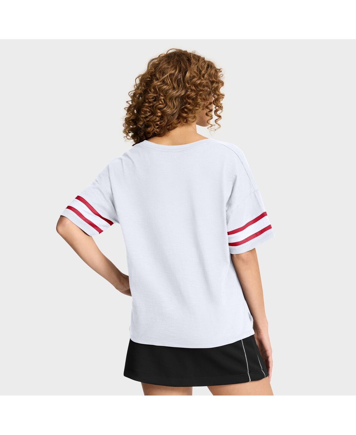 Fanatics Women's White Oklahoma Sooners Hometown Premium Script T-shirt In White
