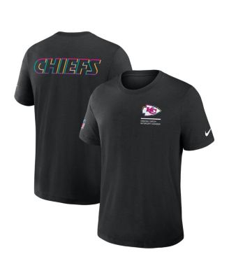 Nike - Men's Black Kansas City Chiefs Tall 2025 NFL Crucial Catch Tri-Blend Dri-FIT T-Shirt