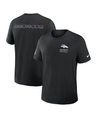 Nike - Men's Black Denver Broncos 2025 NFL Crucial Catch Tri-Blend Dri-FIT T-Shirt