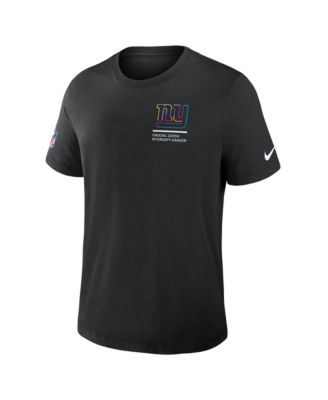 Men's Black New York Giants 2025 NFL Crucial Catch Tri-Blend Dri-FIT T-Shirt