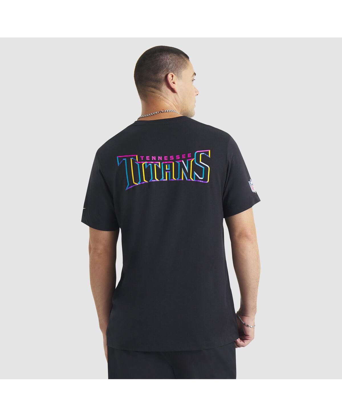 Nike Black Tennessee Titans 2025 Nfl Crucial Catch Tri-blend Dri-fit T-shirt In Black