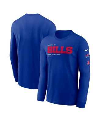 Nike - Men's Royal Buffalo Bills Play to Win Essential Long Sleeve T-Shirt