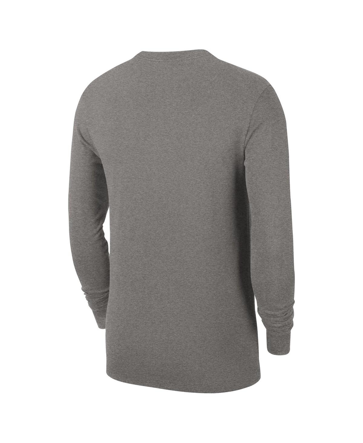 Nike San Antonio Spurs  Men's Nba Practice Long-sleeve T-shirt In Gray