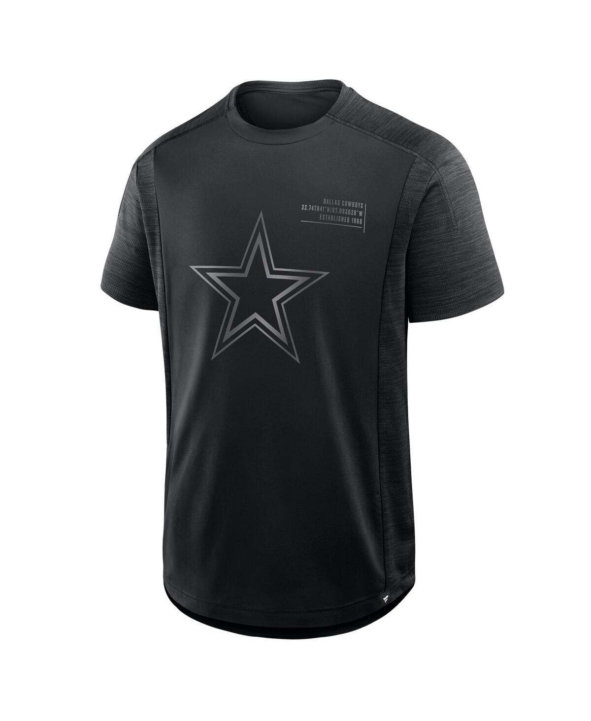 Fanatics Men's Black Dallas Cowboys Deceptive Juke T-shirt In Black