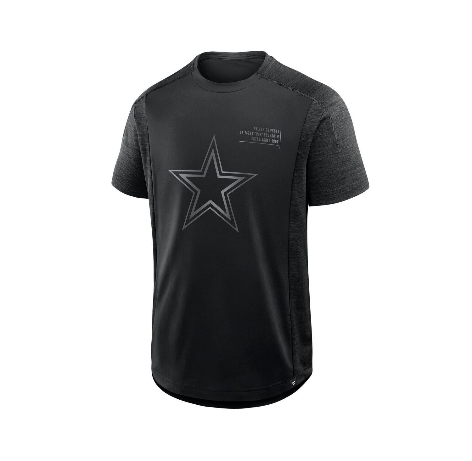 Men's Black Dallas Cowboys Deceptive Juke T-Shirt