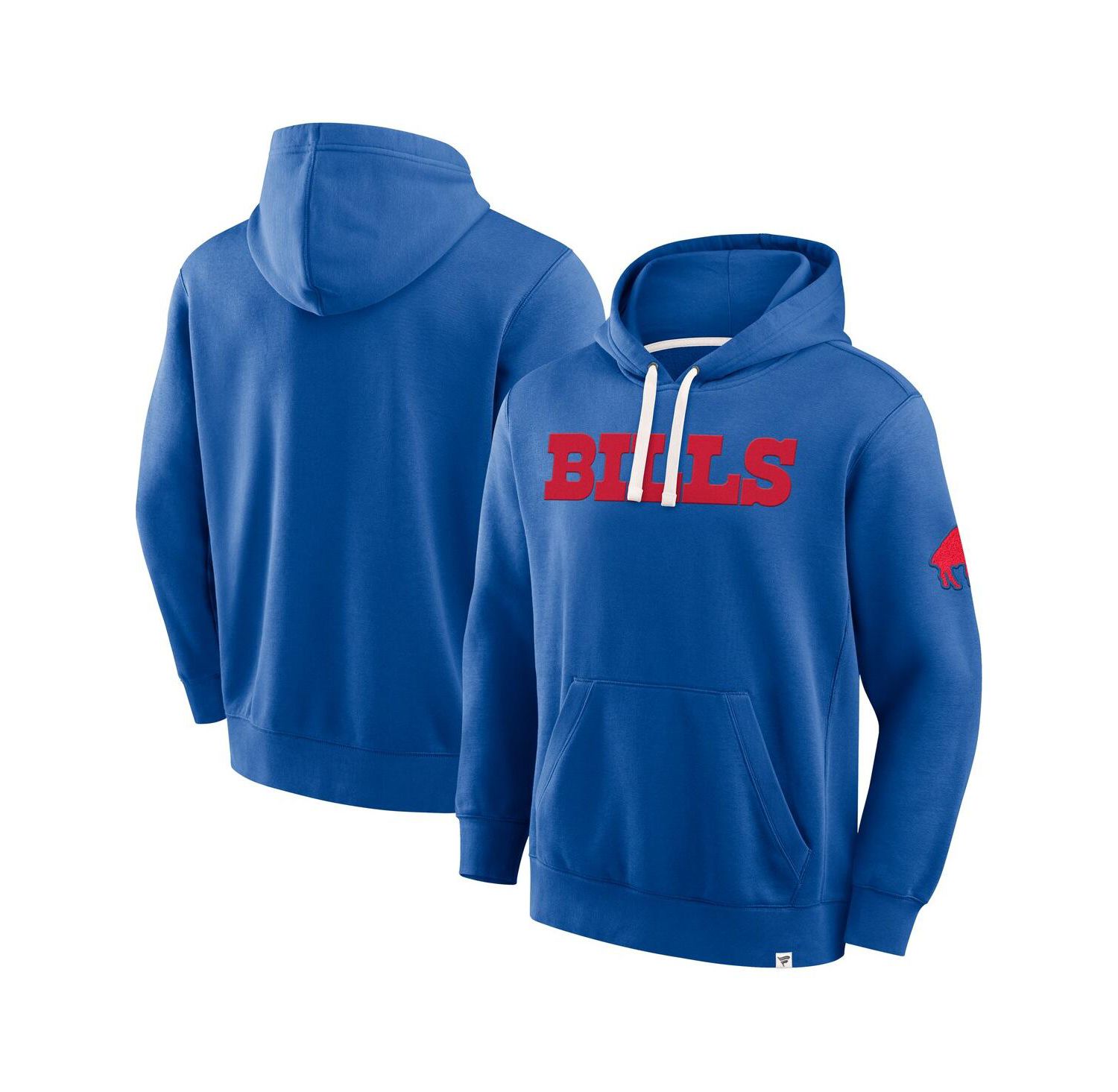 Men's Royal Buffalo Bills New Horizons Heritage Pullover Hoodie