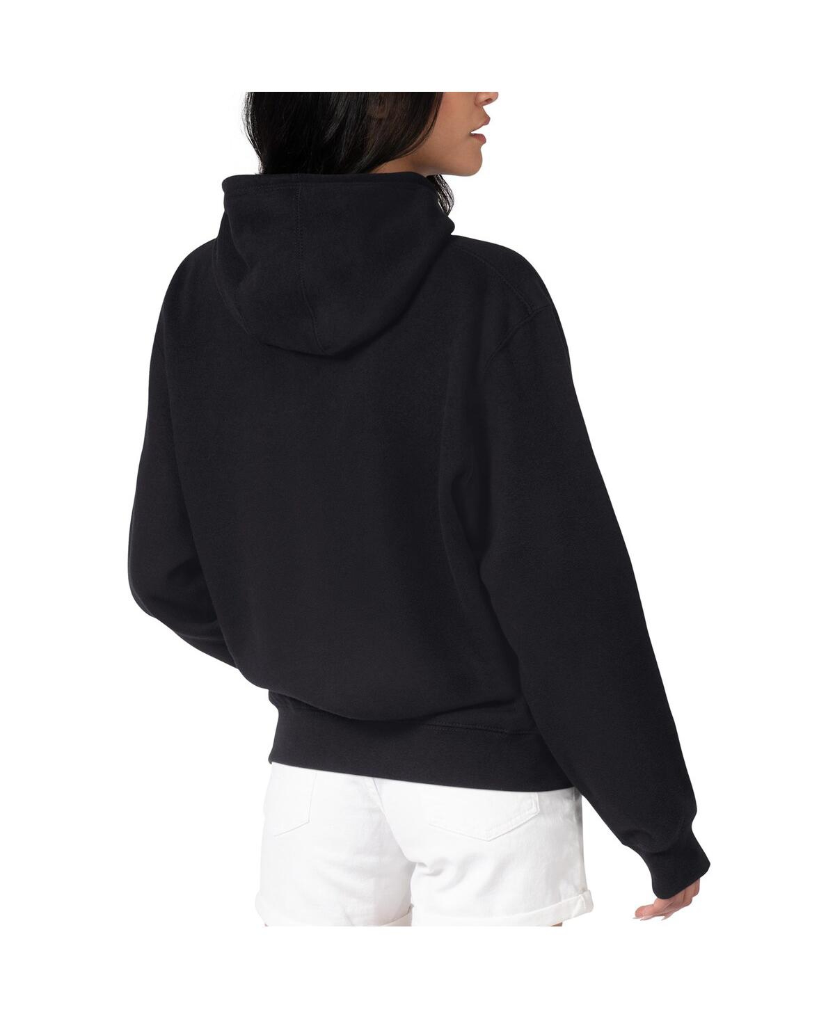 G-iii 4her By Carl Banks Women's Black Houston Texans H-town Fleece Pullover Hoodie In Black