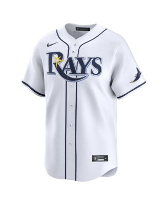 Men's Junior Caminero White Tampa Bay Rays Home Limited Jersey
