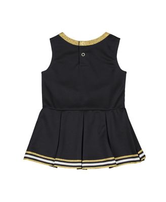 Girls Baby Boys and Girls Black Purdue Boilermakers Lollipop Park Cheer Dress