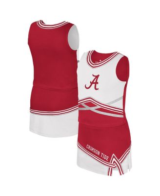 Colosseum - Big Girls Crimson Alabama Crimson Tide Lollipop Park Cheer Two-Piece Set