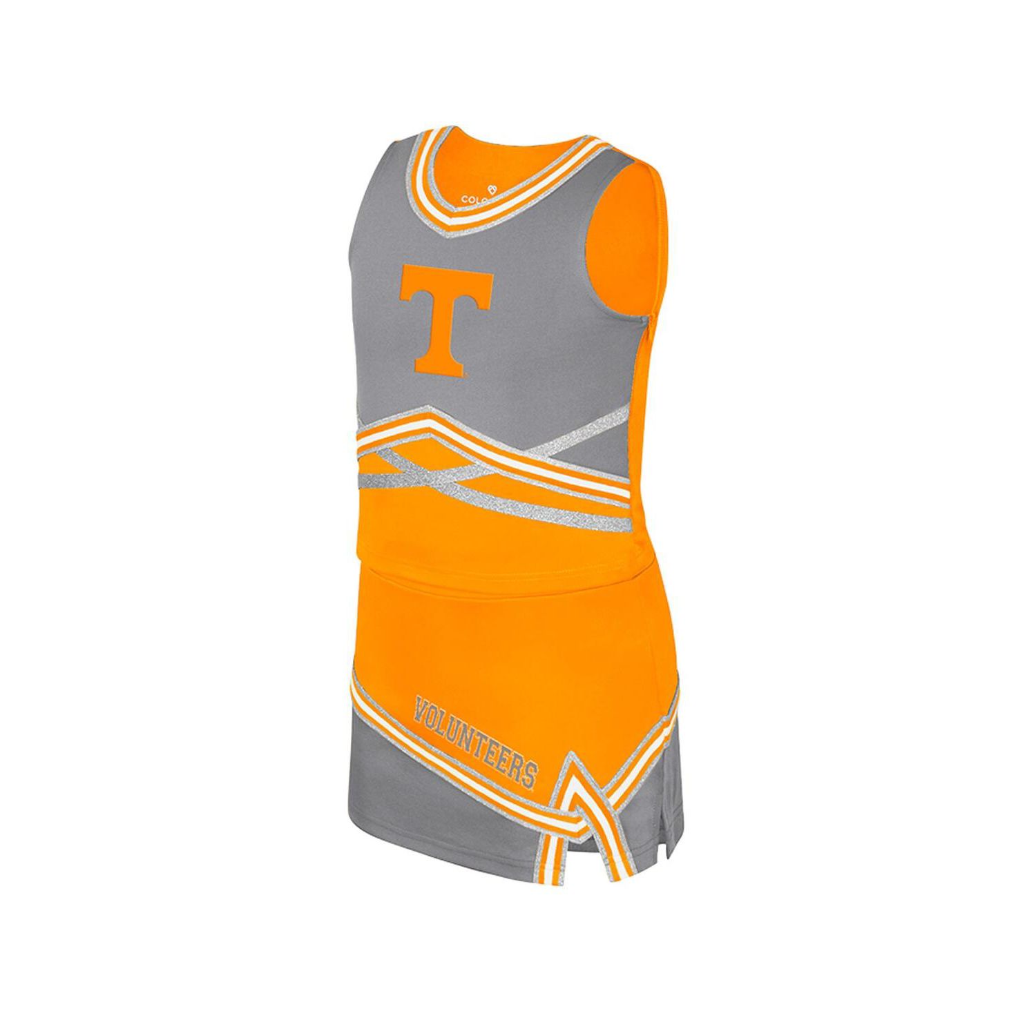 Big Girls 2-Piece Tennessee Orange Tennessee Volunteers Lollipop Park Cheer Set