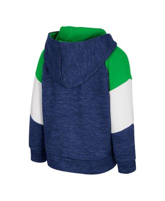 Toddler Navy Notre Dame Fighting Irish Spirit Hollow Full-Zip Hoodie