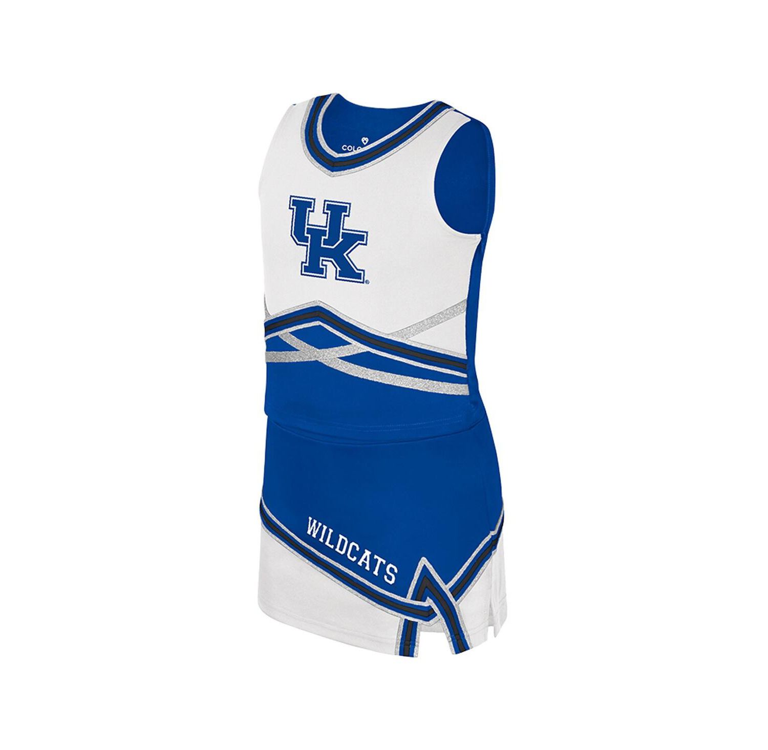 Big Girls 2-Piece Royal Kentucky Wildcats Lollipop Park Cheer Set