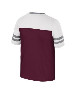 Big Girls Maroon Texas A&M Aggies Princess Bubblegum Bling T-Shirt