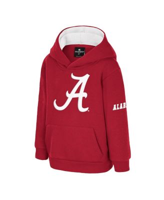 Toddler Crimson Alabama Crimson Tide Big Logo Volume Fleece Pullover Hoodie