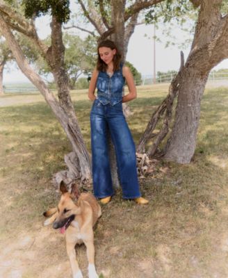 Women's 318 Shaping Stellar-Stretch Wide-Leg Jeans 30"