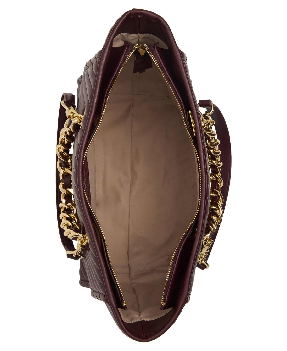 Steve Madden Bkattt-h Large Tote Bag With Pouch In Burgundy