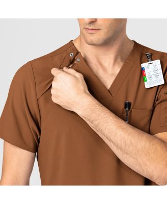 Men's RENEW EZ Zip Scrub Top