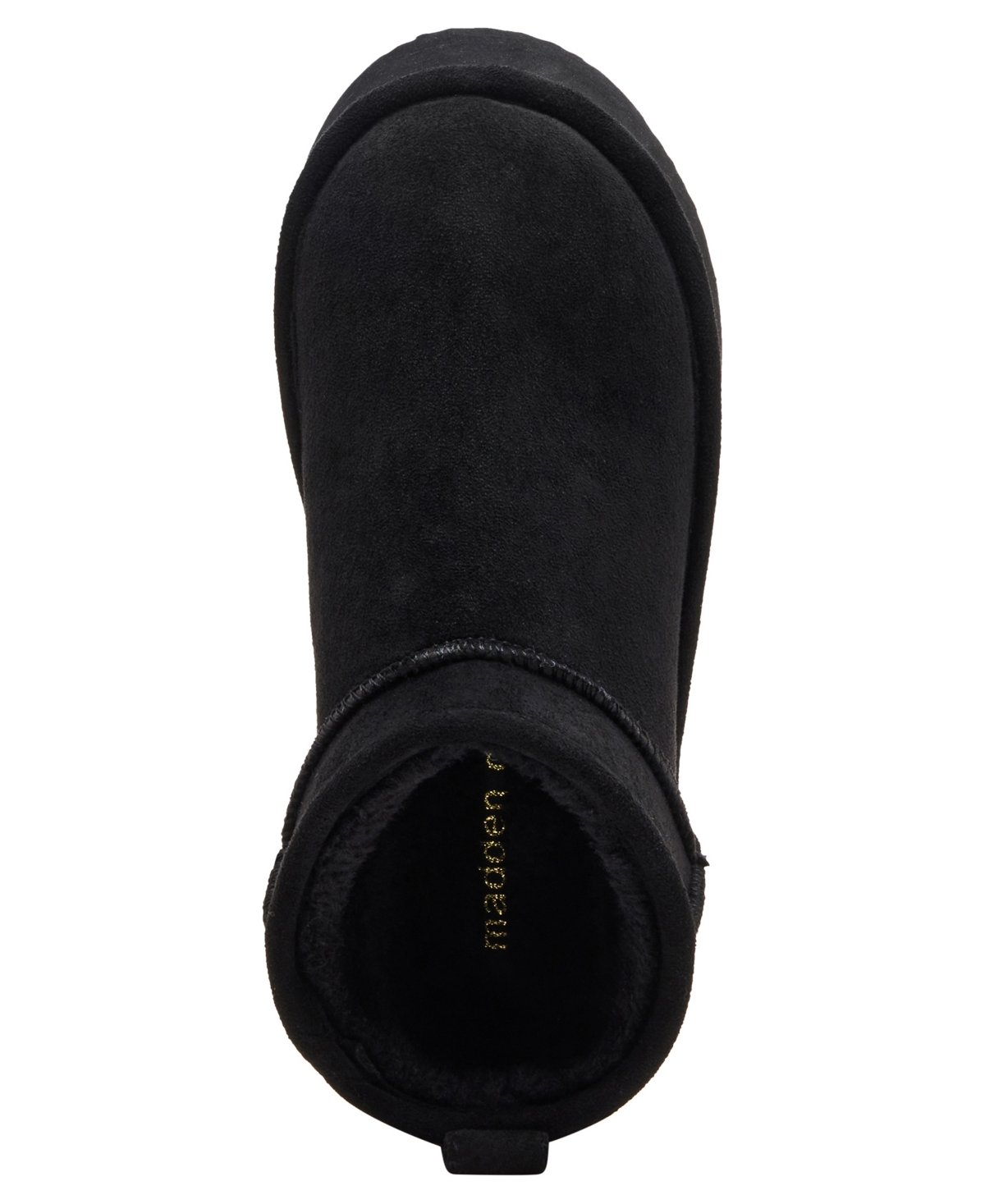 Madden Girl Embracce Cozy Mini Booties In Black