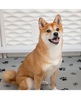 EZclassic 28"x28" Puppy Dog Whelping Box Playpen w/Rails & Liner, Black