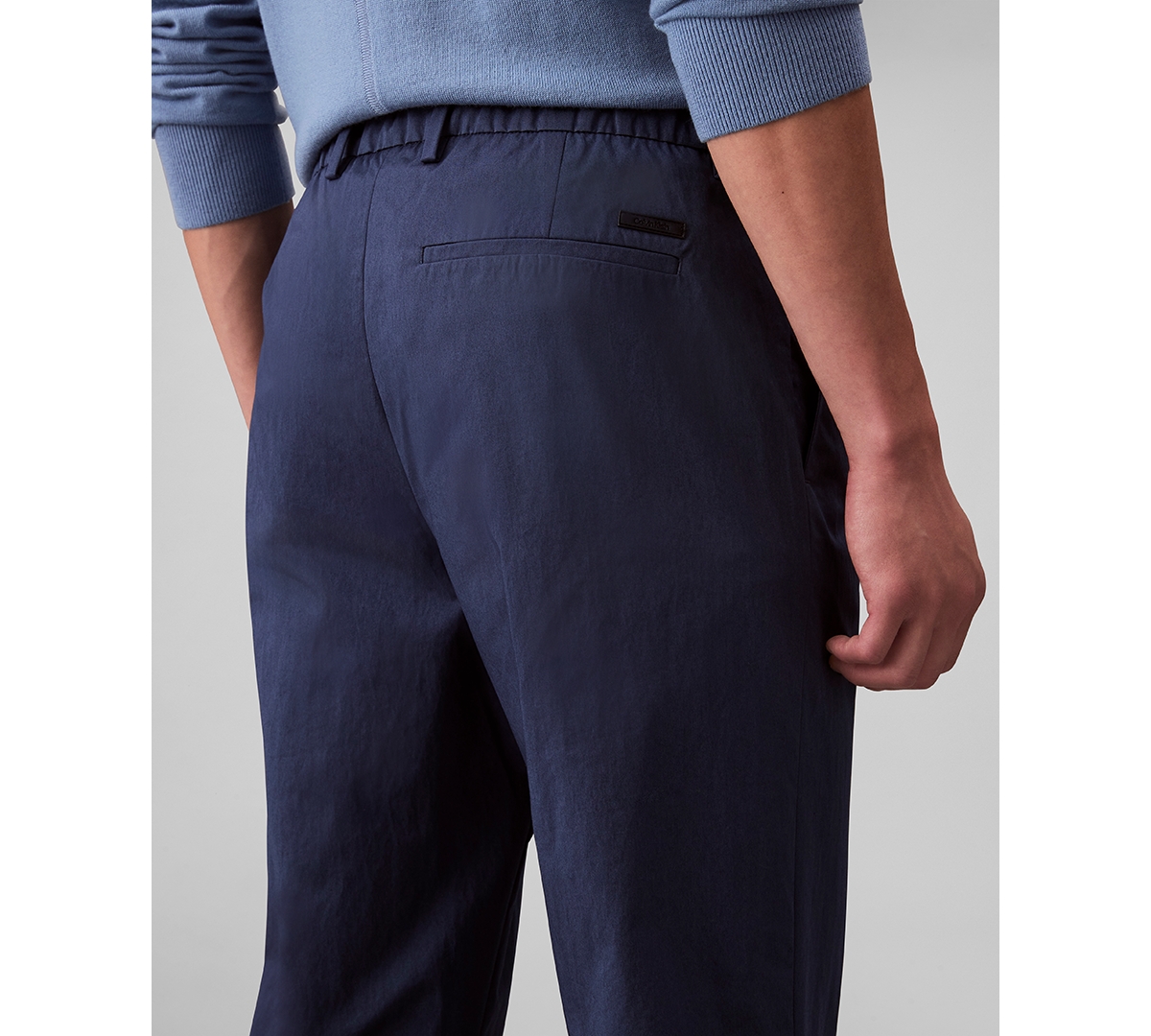 Calvin Klein Men's Regular Fit Trouser Pants In Blue