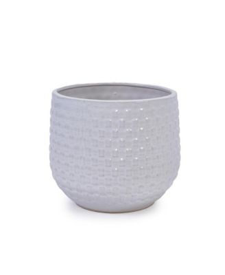 3-Piece Ceramic Flowerpot Set