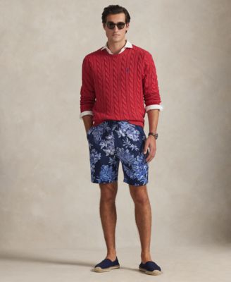 Men's Cable-Knit Cotton Sweater