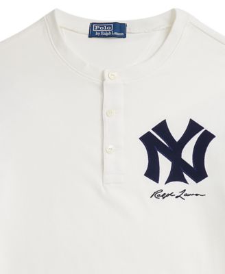 Men's Long Sleeve Yankees Henley T-Shirt