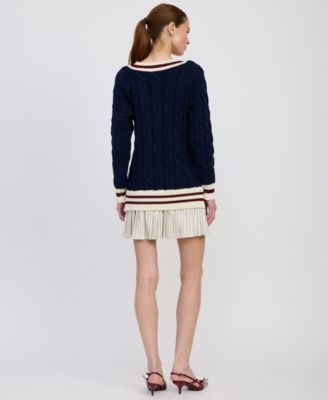 Women's Knox Mixed Media Mini Dress