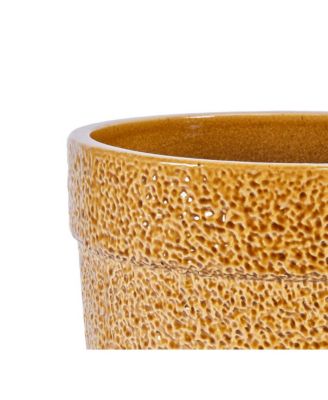 3-Piece Ceramic Flowerpot Set