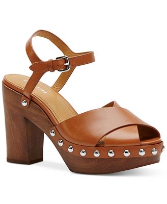 COACH Viola Block Heel Sandals - Sandals - Shoes - Macy's
