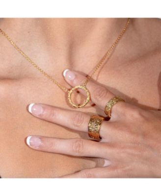 Single Hula Pendant in Gold Vermeil