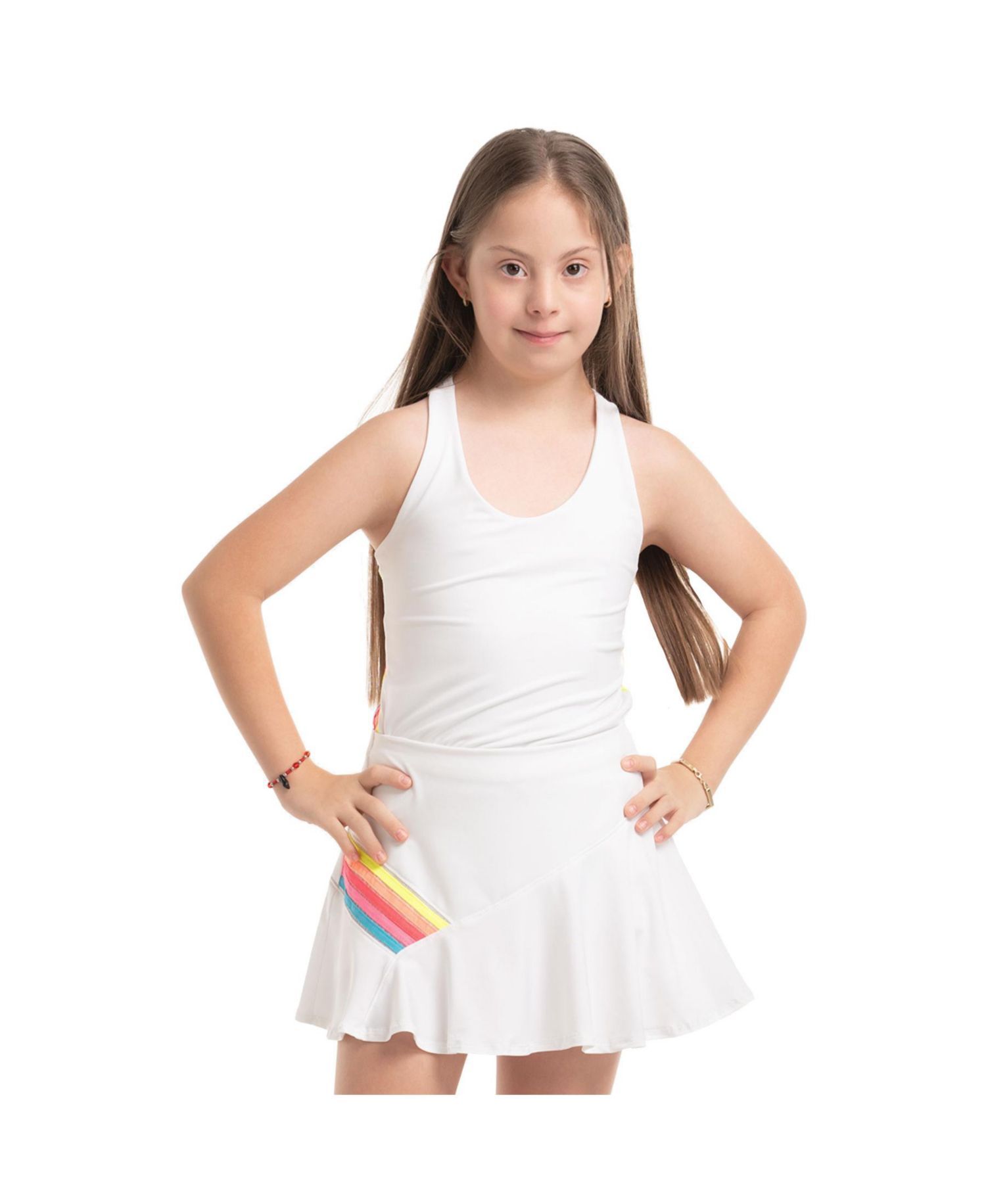 Girls Prisma Stripe Golf Tank